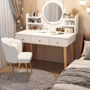 تسريحة أبيض مقاس 120 * 40 * 130 سم