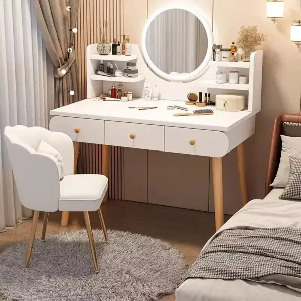 تسريحة أبيض مقاس 120 * 40 * 130 سم